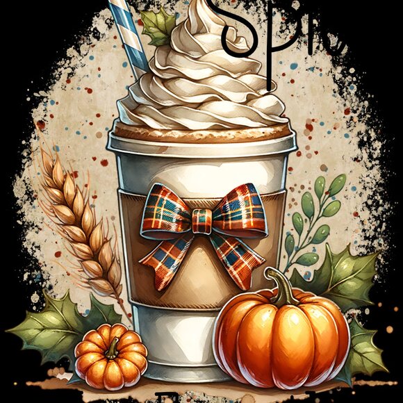 Pumpkin Spice Kitchen Towel, Fall Dish Towel Set, Fall Kitchen Decor - Picture 3 of 10